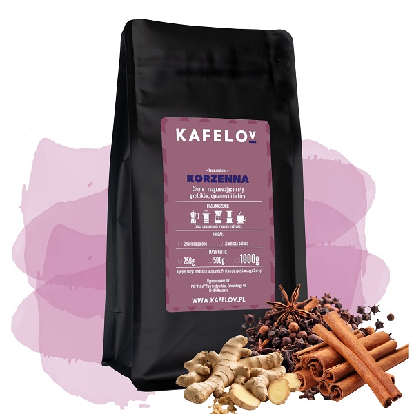Kawa o intensywnym smaku przypraw korzennych dostępna w ofercie Kafelov